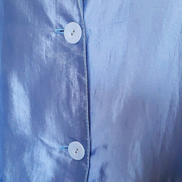 STELLA McCARTNEY Women's Blue Silk Jacket SZ. 38/S - Picture 6 of 8